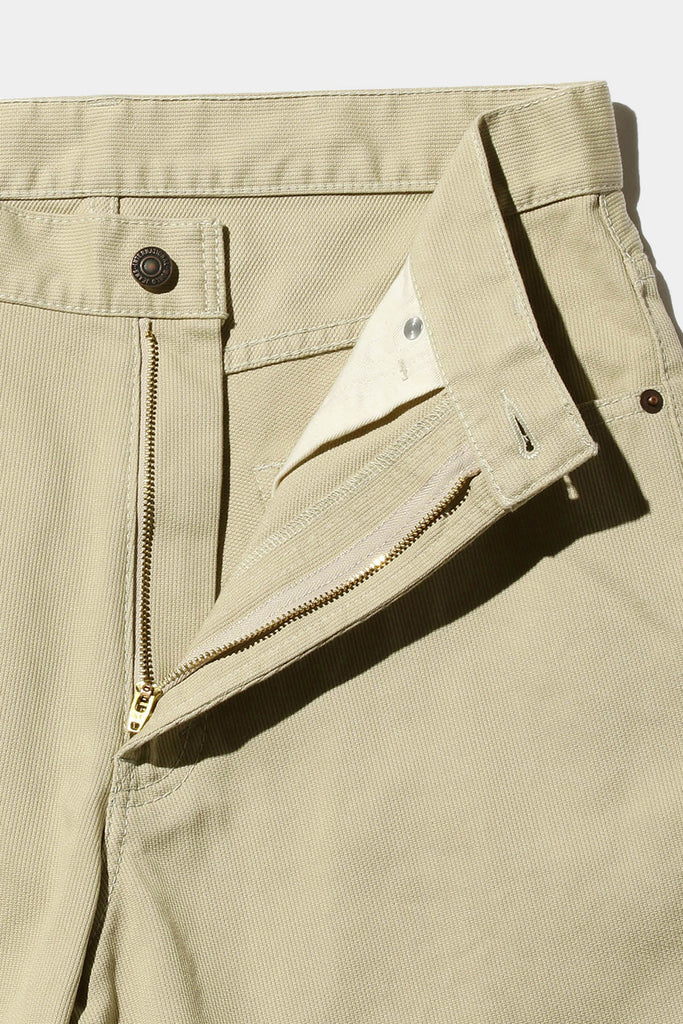 Beams Plus - 5 Pocket Shorts Pique - Beige - Canoe Club