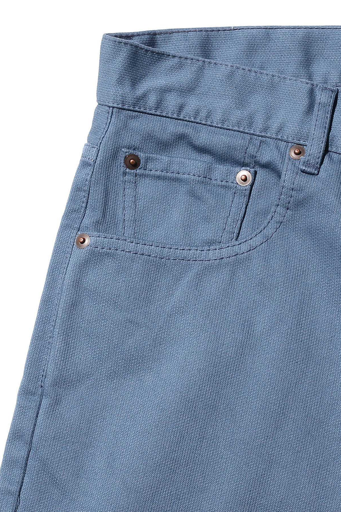 Beams Plus - 5 Pocket Shorts Pique - Sax - Canoe Club