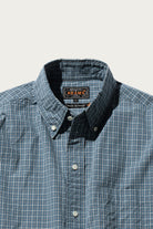 Beams Plus - B.D. Classic-Fit Typewriter Plaid - Blue - Canoe Club