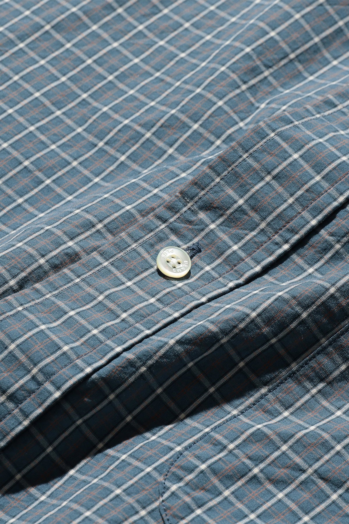 Beams Plus - B.D. Classic-Fit Typewriter Plaid - Blue - Canoe Club