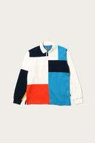 Beams Plus - Knit Ragger Color Block on Embroidery - Multi - Canoe Club