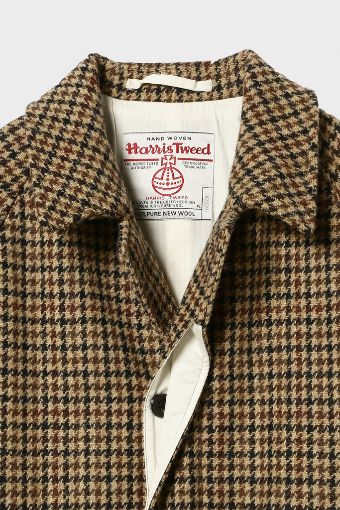 Beams Plus - Bal Collar Coat Harris Tweed - Gun Club - Canoe Club