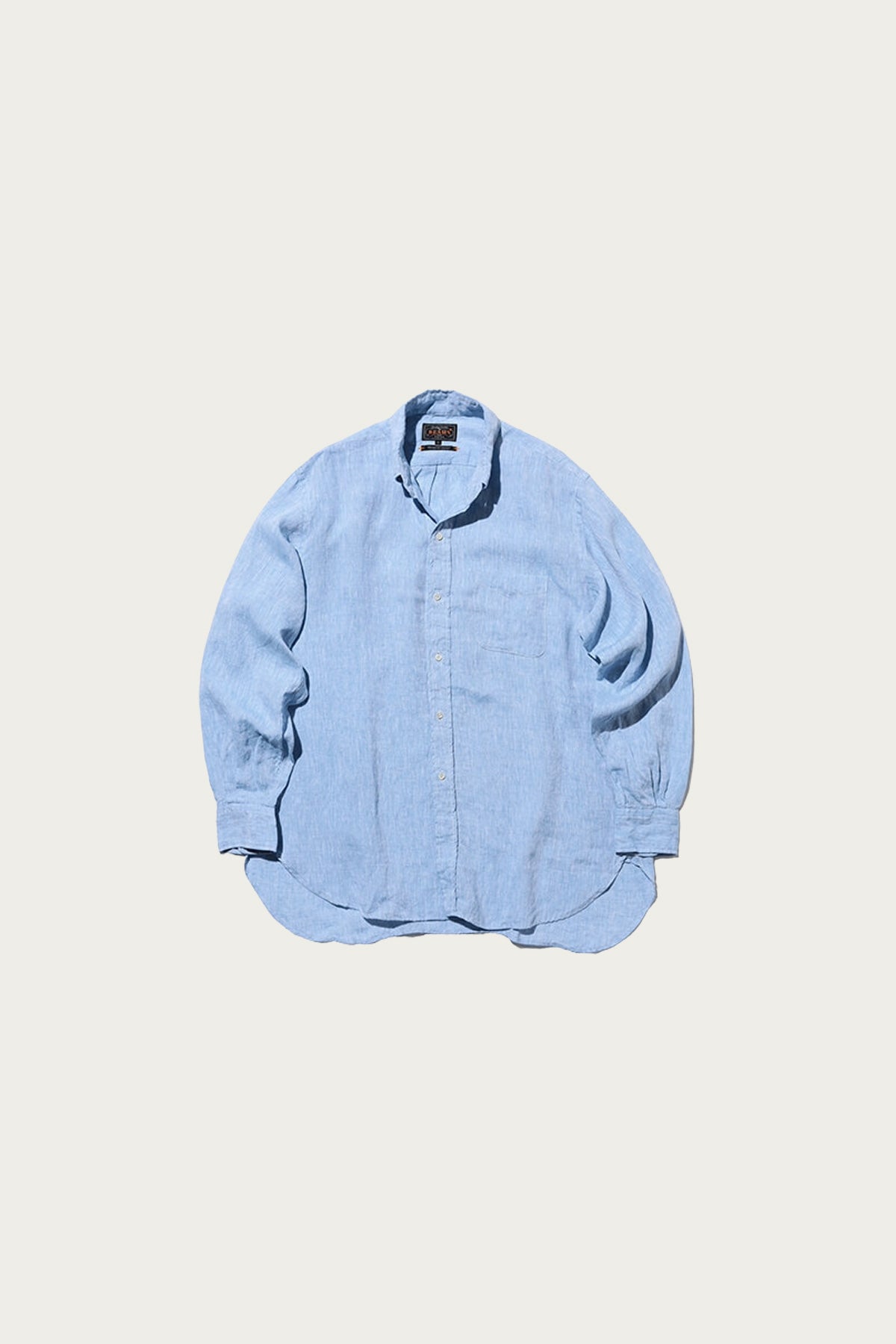 Beams Plus - B.D. Classic-Fit Linen Chambray - Blue - Canoe Club