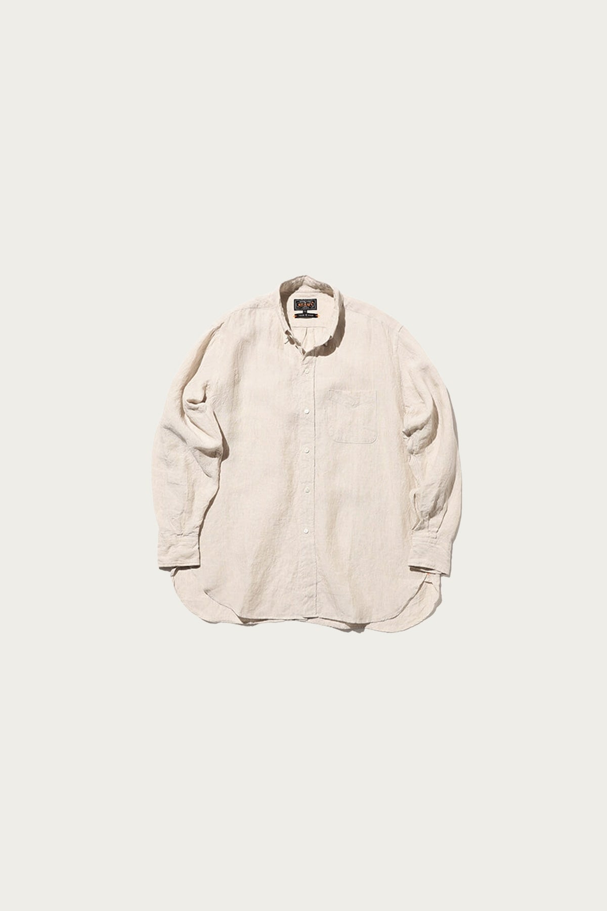 Beams Plus - B.D. Classic-Fit Linen Chambray - Natural - Canoe Club