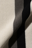 Beams Plus - Cardigan Stripe - Beige - Canoe Club