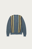 Beams Plus - Cardigan Stripe - Blue - Canoe Club