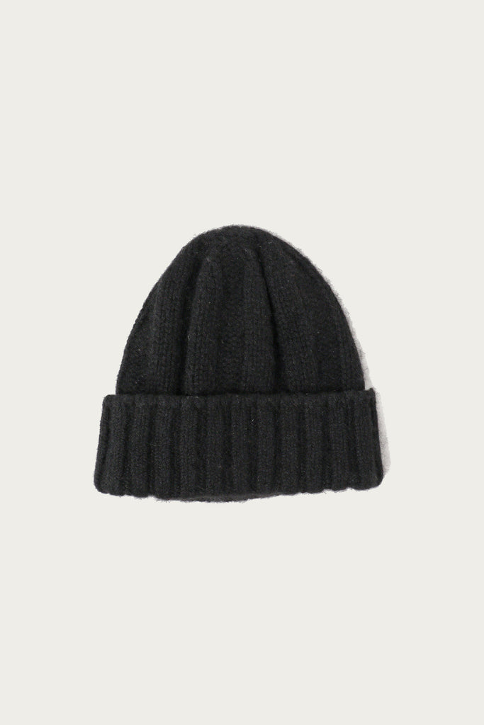 Beams Plus - Cashmere Rib Watch Cap - Black - Canoe Club