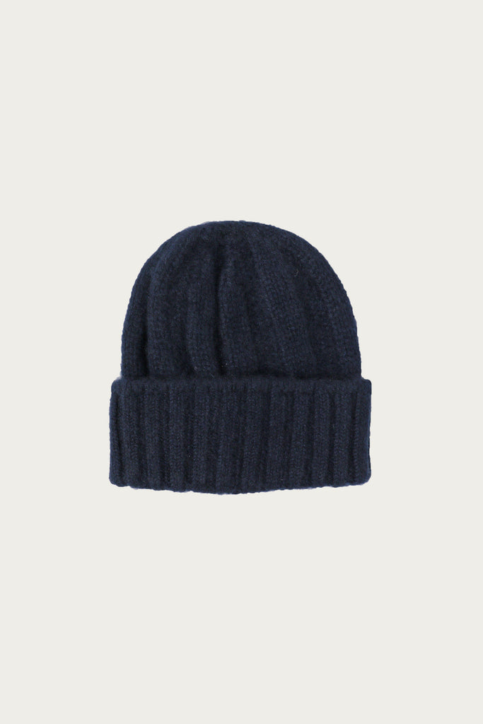 Beams Plus - Cashmere Rib Watch Cap - Navy - Canoe Club