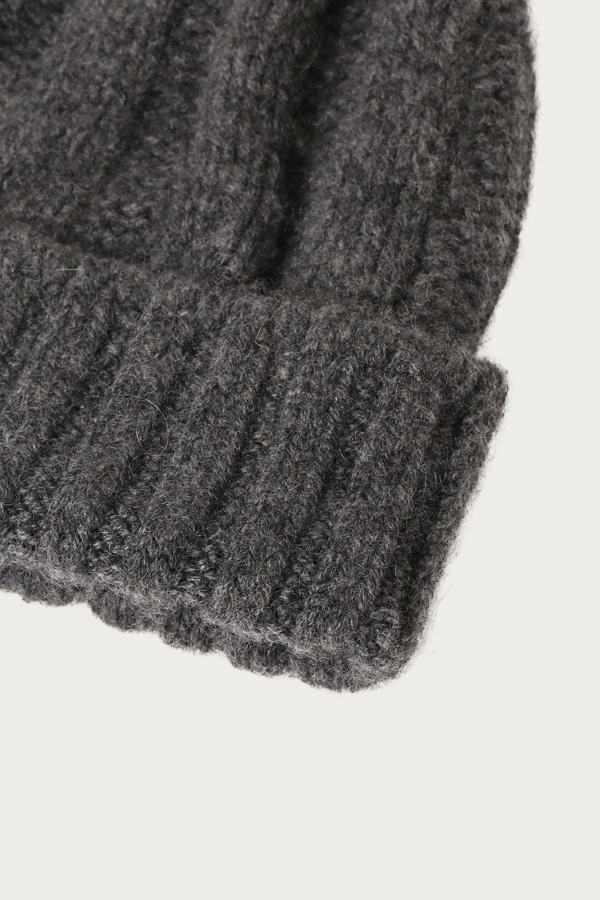Beams Plus - Cashmere Rib Watch Cap - Charcoal - Canoe Club