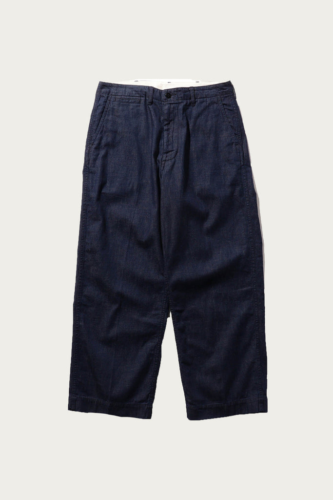 Beams Plus - Denim MIL Trousers - Indigo - Canoe Club