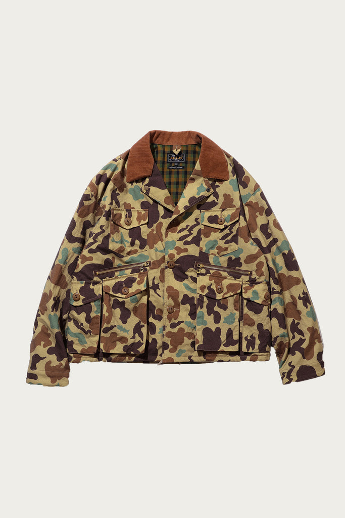 Beams Plus - Fishunting Jacket - Khaki Animal Camo - Canoe Club