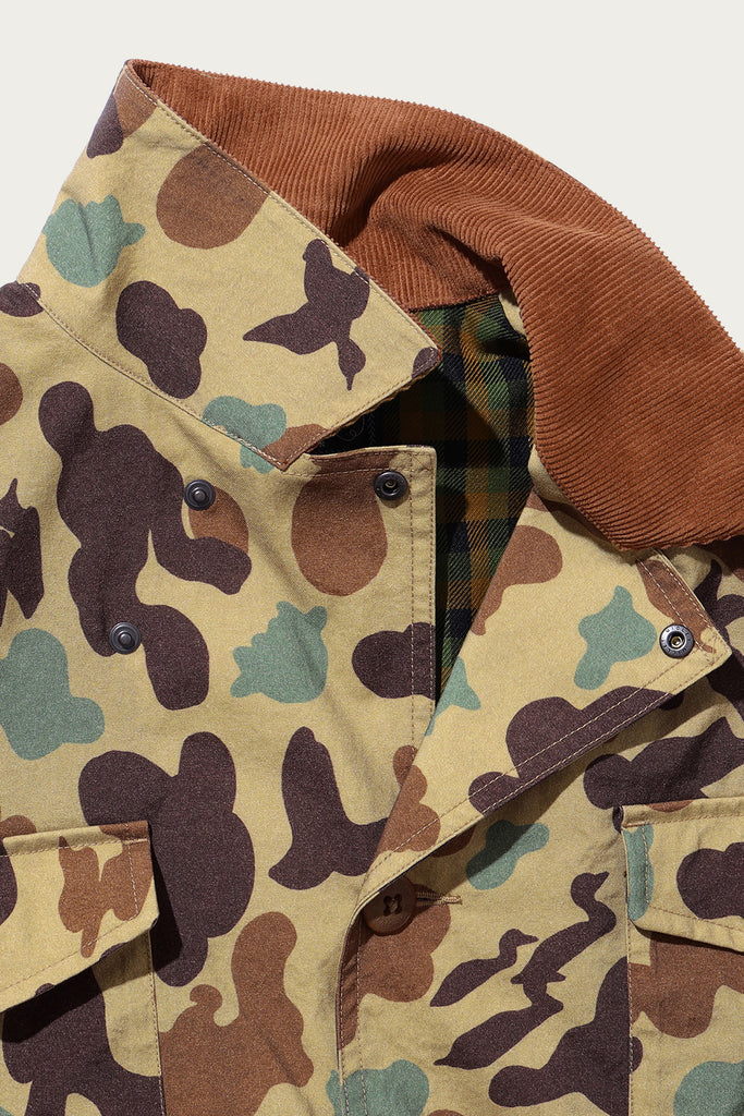 Beams Plus - Fishunting Jacket - Khaki Animal Camo - Canoe Club