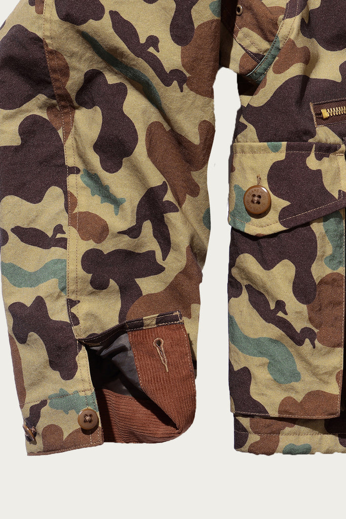 Beams Plus - Fishunting Jacket - Khaki Animal Camo - Canoe Club