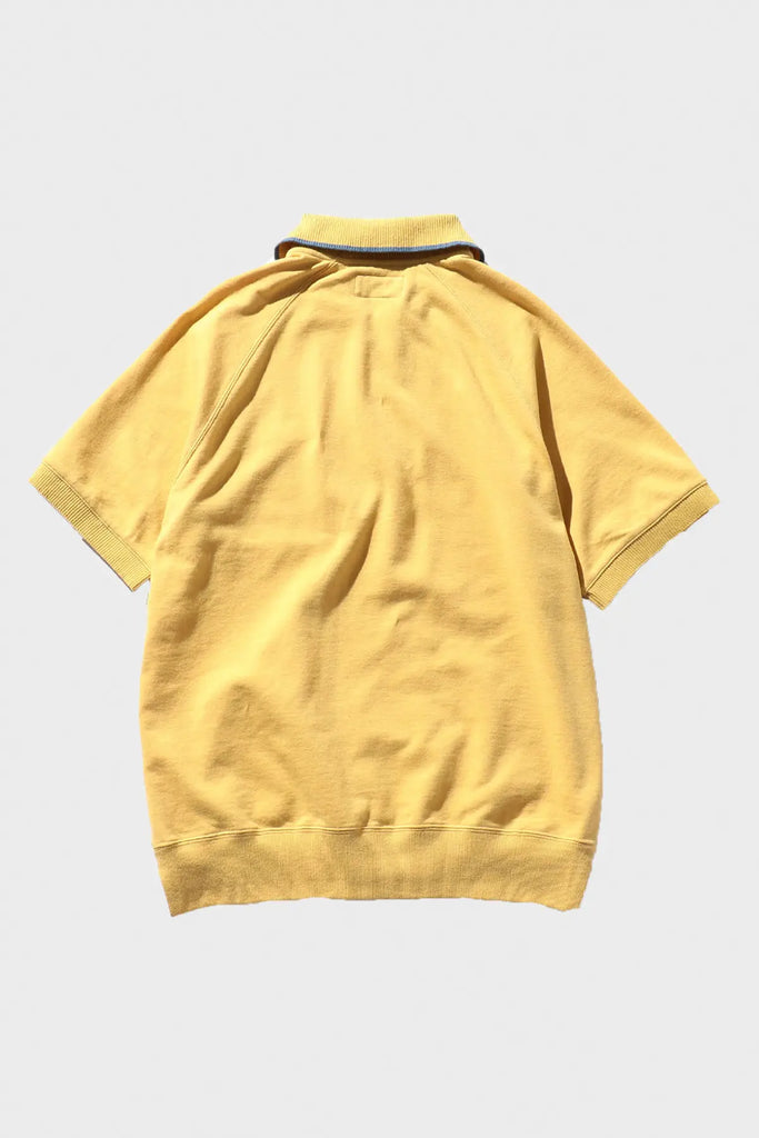 Beams Plus - Half Zip Polo Light Fleece - Yellow - Canoe Club