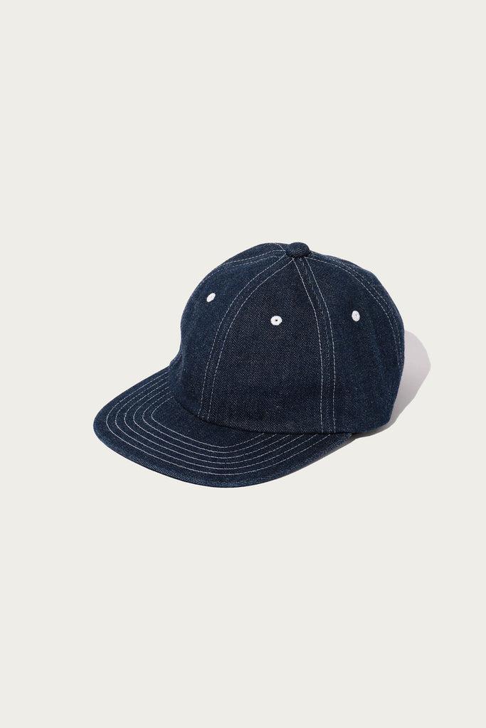 Beams Plus - Herringbone 6Panel Cap - Indigo - Canoe Club