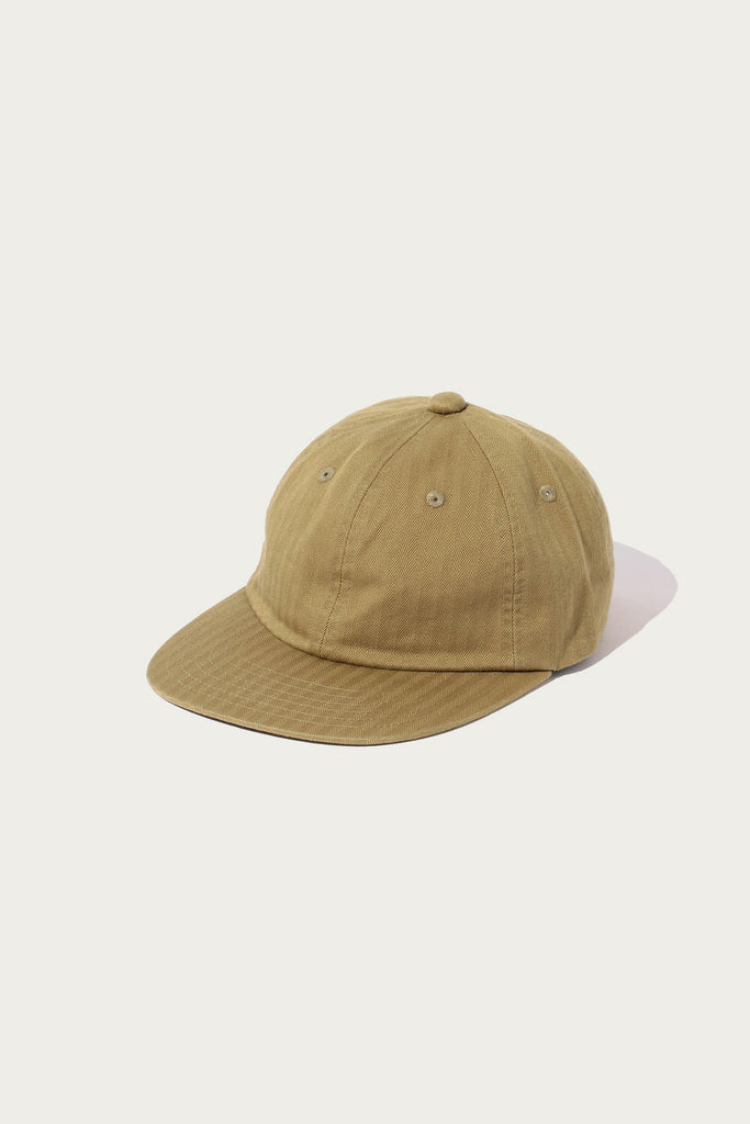 Beams Plus - Herringbone 6Panel Cap - Khaki - Canoe Club