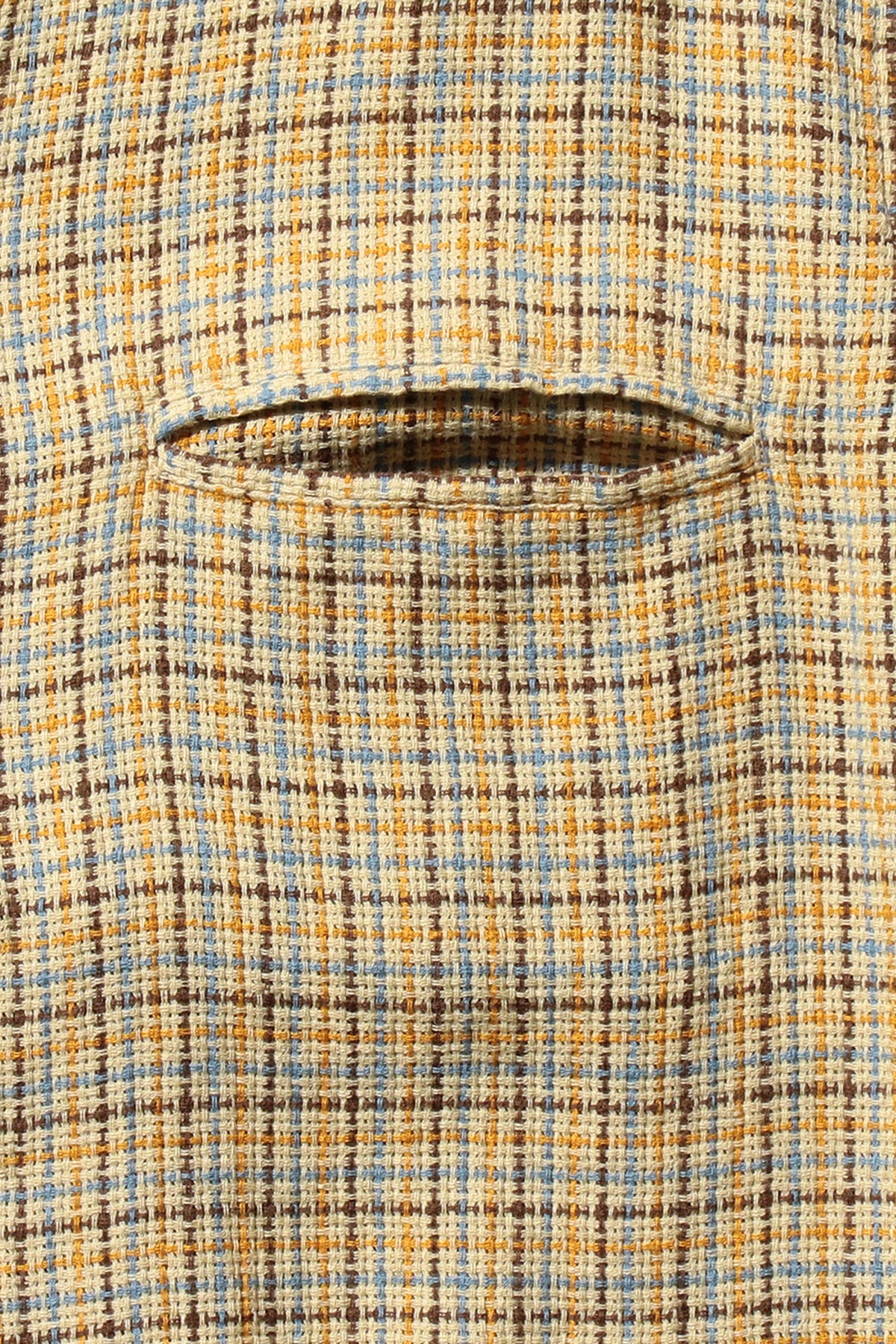 Beams Plus - Italian Collar Gunclub Mesh - Beige - Canoe Club