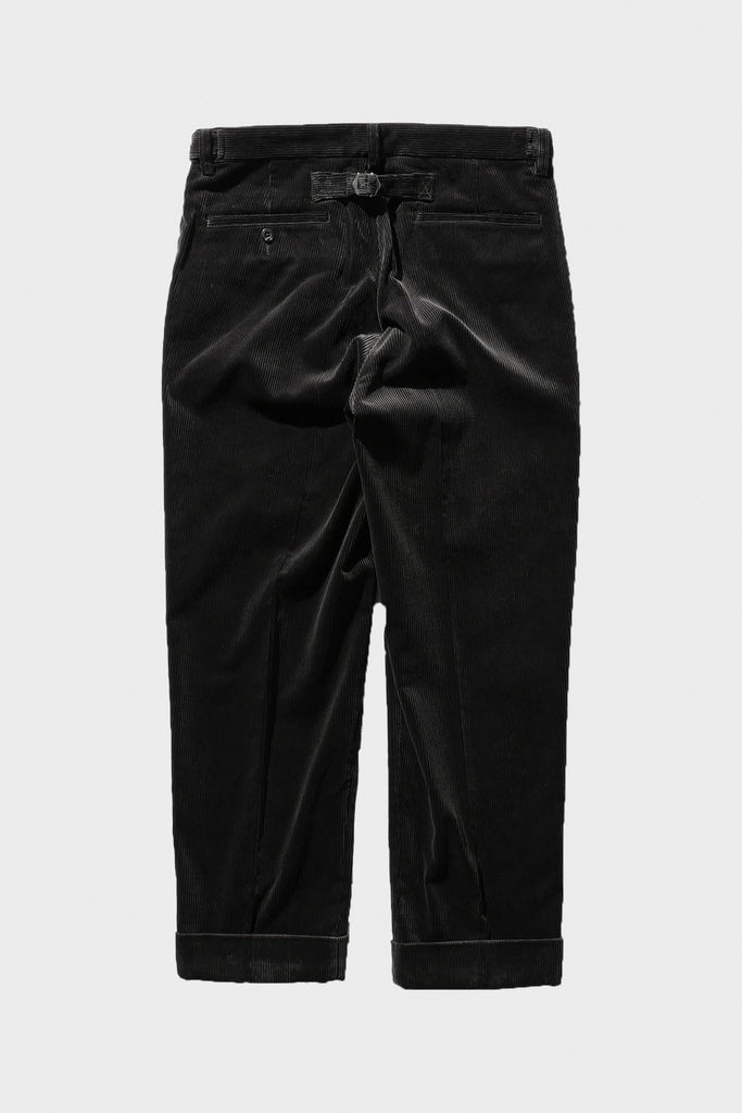 Beams Plus - IVY Trouser Ankle-Cut Corduroy - Charcoal - Canoe Club