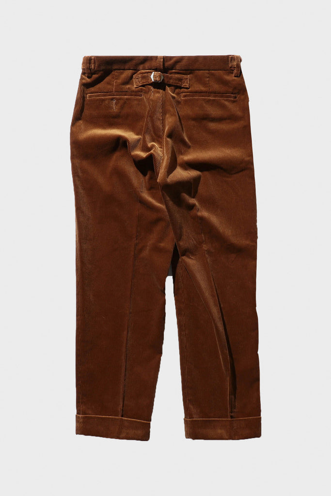 Beams Plus - IVY Trouser Ankle-Cut Corduroy - Golden Brown - Canoe Club