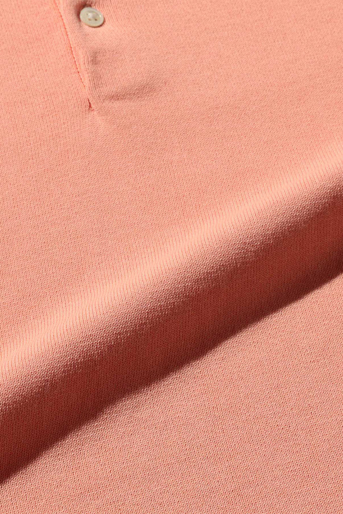 Beams Plus - Knit Polo 12G - Pink - Canoe Club