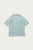 Beams Plus - Knit Polo Mesh Stripe - Sax - Canoe Club