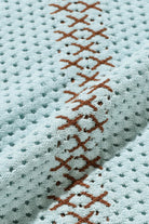 Beams Plus - Knit Polo Mesh Stripe - Sax - Canoe Club