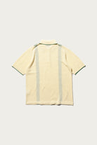 Beams Plus - Knit Polo Mesh Stripe - Off White - Canoe Club