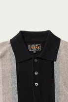 Beams Plus - Knit Polo Stripe Argyle - Black - Canoe Club