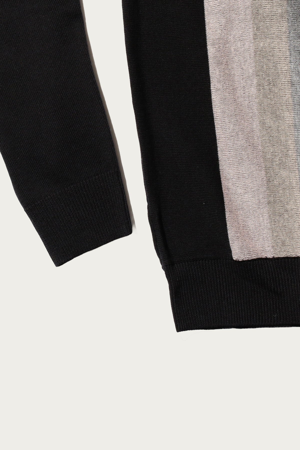 Beams Plus - Knit Polo Stripe Argyle - Black - Canoe Club