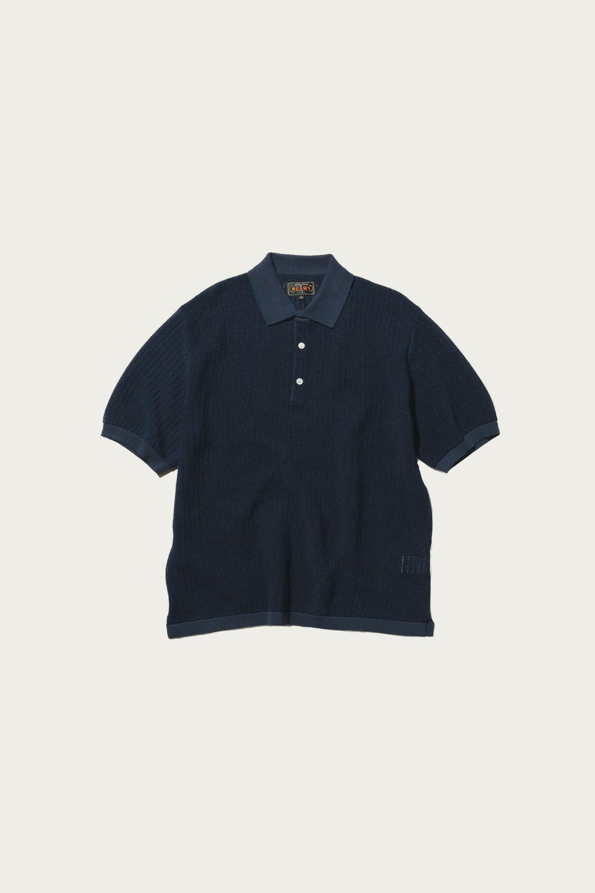 トップス polo shirt / BEAMS BEAMS PLUS（ビームス プラス）Knit Polo Born Stripe 14G（シャツ