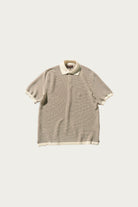 Beams Plus - Knit Polo "WASHI" 2 Tone - Off White - Canoe Club