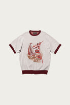 Beams Plus - Knit Tee Jacquard - Sailing - Canoe Club