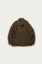 Beams Plus - MIL Chore Jacket Cotton Linen - Brown - Canoe Club