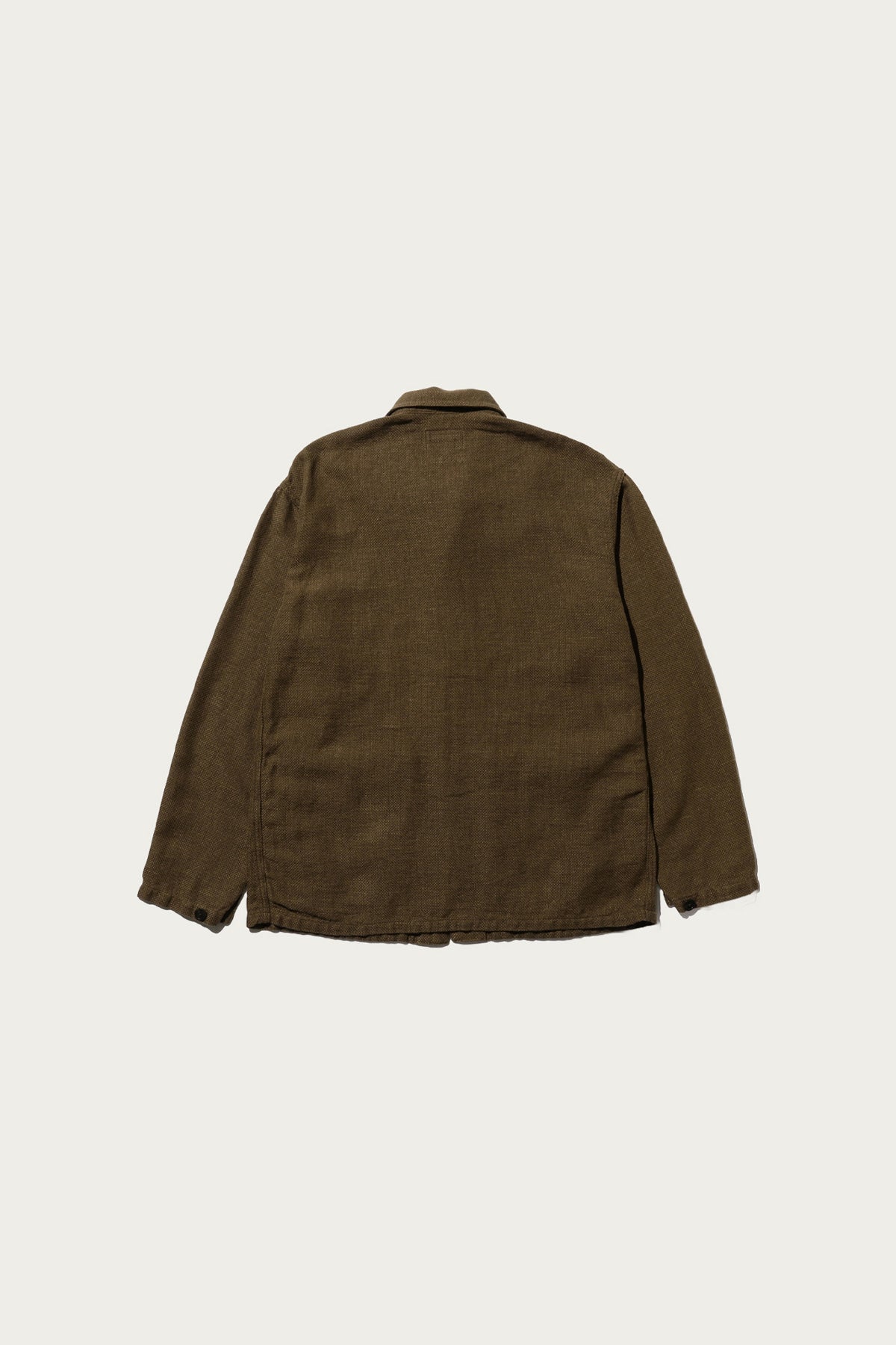 Beams Plus - MIL Chore Jacket Cotton Linen - Brown - Canoe Club
