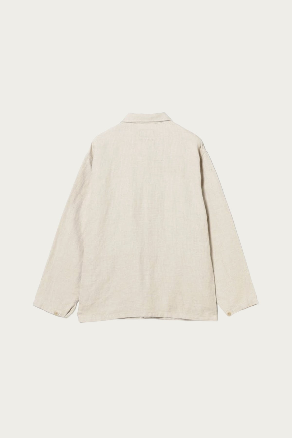 Beams Plus - MIL Chore Jacket Cotton Linen - Off White - Canoe Club