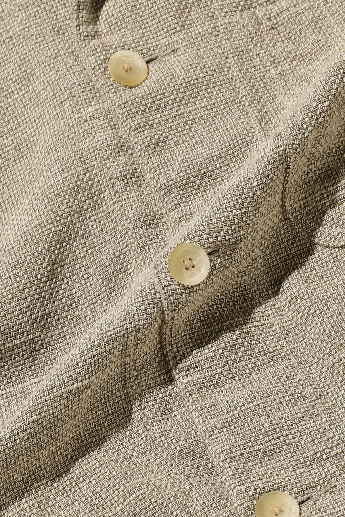 Beams Plus - MIL Chore Jacket Cotton Linen - Sand - Canoe Club