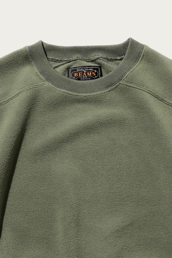 Beams Plus - MIL Crew Fleece - Olive - Canoe Club