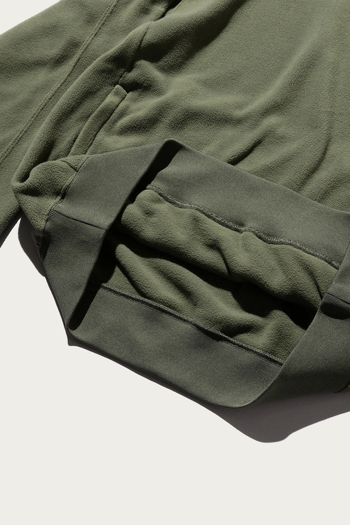 Beams Plus - MIL Crew Fleece - Olive - Canoe Club