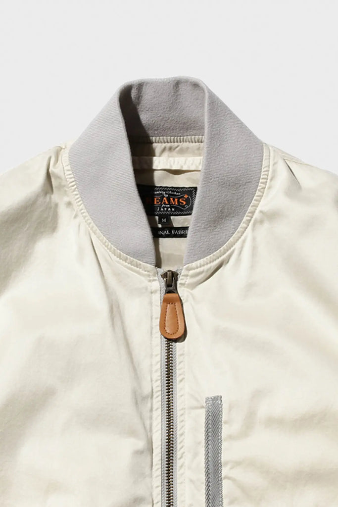 Beams Plus - MIL Flight Blouson - Silver - Canoe Club