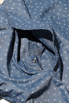 Beams Plus - MIL Smock NYCO Indigo Chambray Discharge Print - Calico - Canoe Club