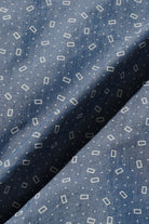 Beams Plus - MIL Smock NYCO Indigo Chambray Discharge Print - Calico - Canoe Club