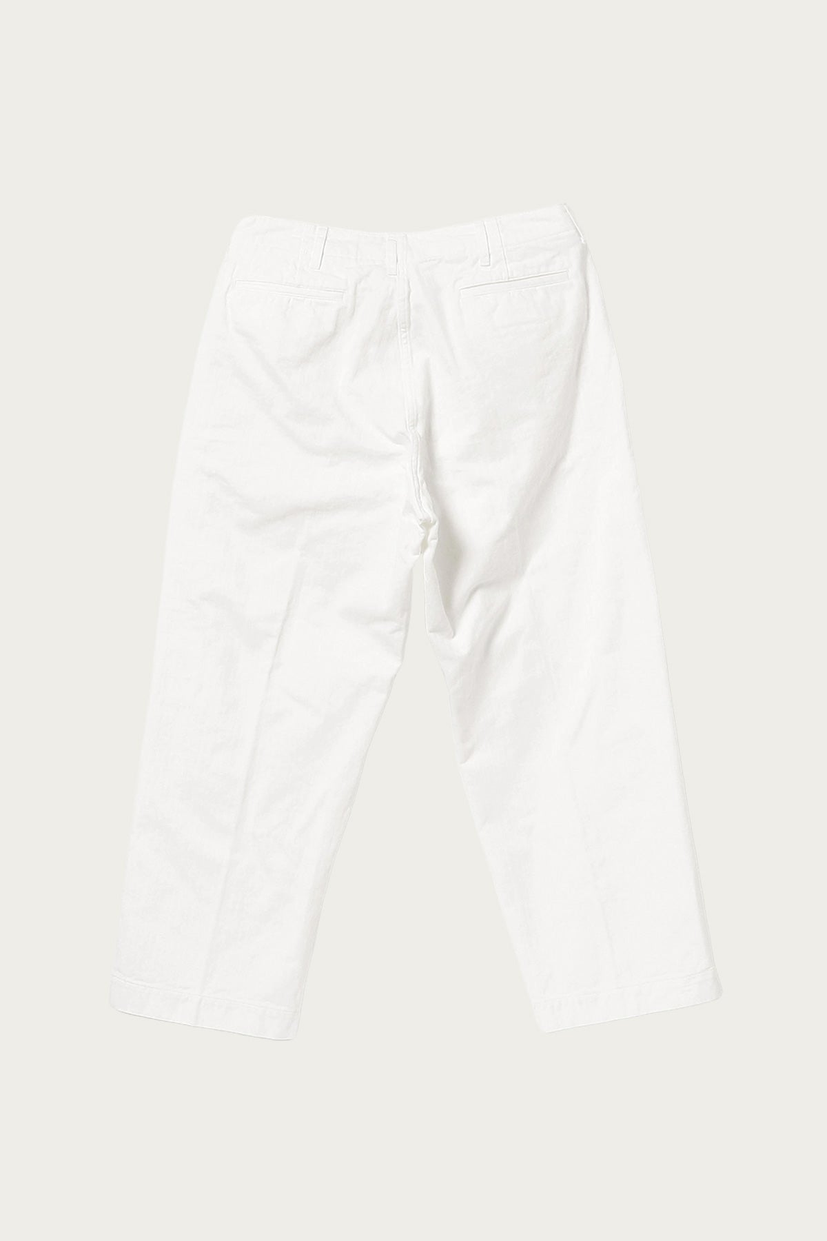 Beams Plus - MIL Trousers Herringbone - White - Canoe Club
