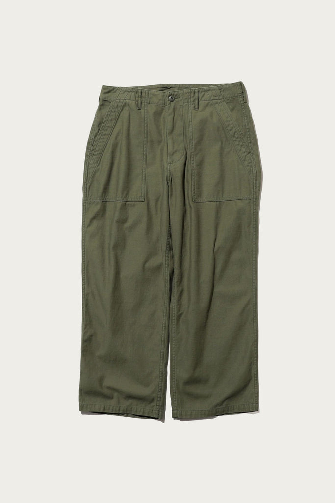 BEAMS PLUS Utility Trousers Mサイズ/オリーブ Beams+ MIL Utility Trousers Reversed Sateen | Olive Green | Canoe Club