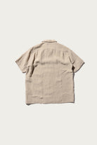 Beams Plus - Open Collar 1/40 Linen - Beige - Canoe Club