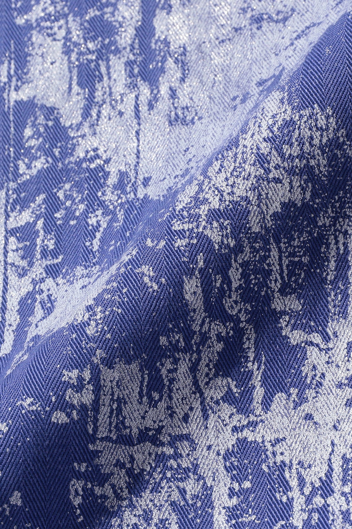 Beams Plus - P-Pants Pants Supima Herrinbone on Paint Print - Blue - Canoe Club