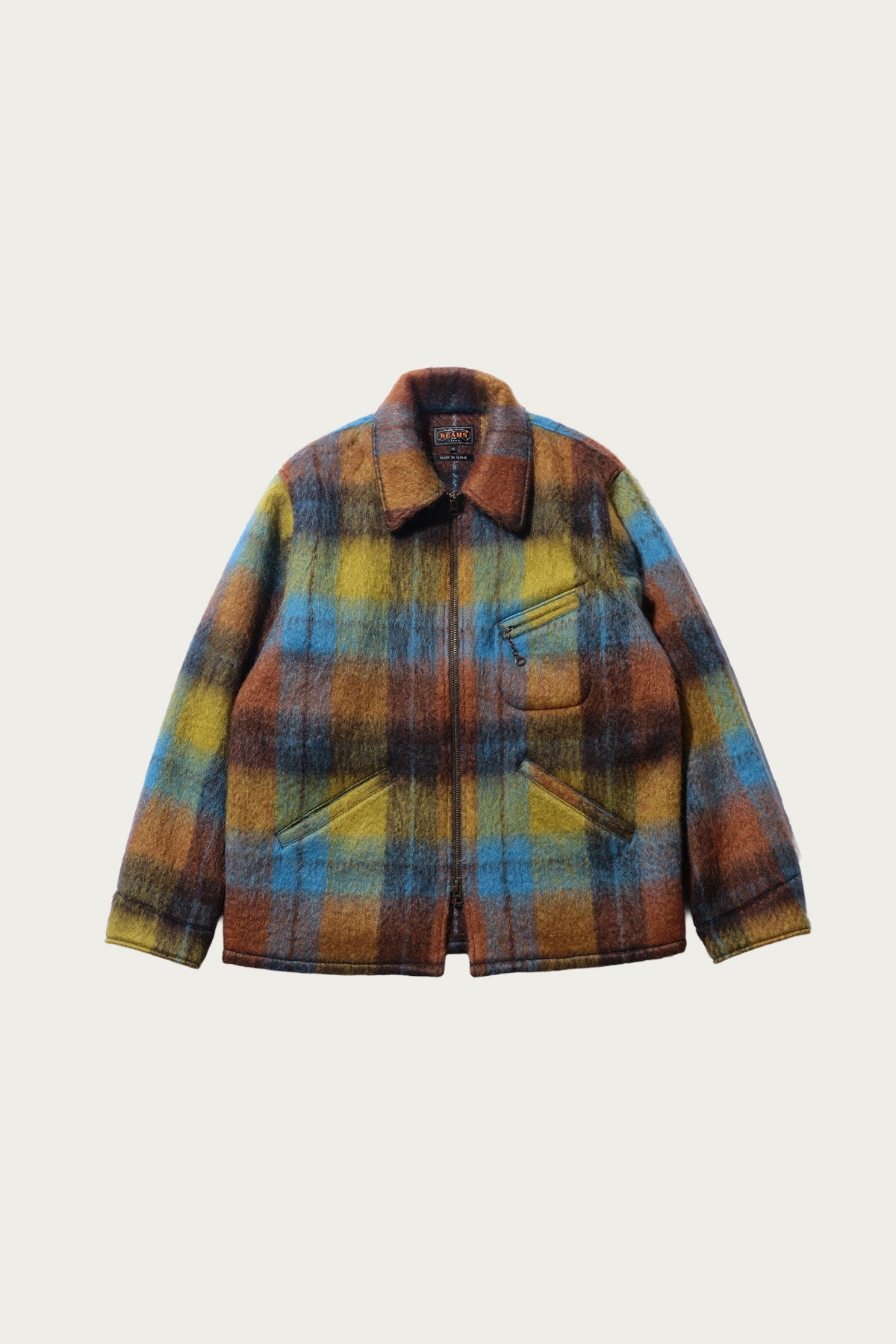 激レア♡ 極美品♡ PHIGVEL OLD WOOL SPORTS JACKET Beams+ Sports Jacket Wool Plaid | Brown/Turquoise | Canoe Club