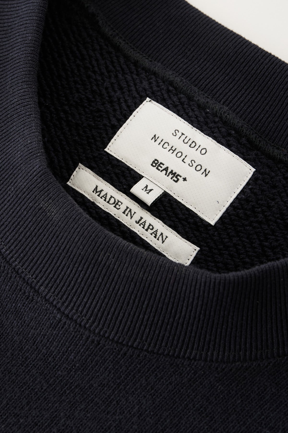 Beams Plus - Studio Nicholson x Beams+ Holly Jersey Sweat - Darkest Navy - Canoe Club