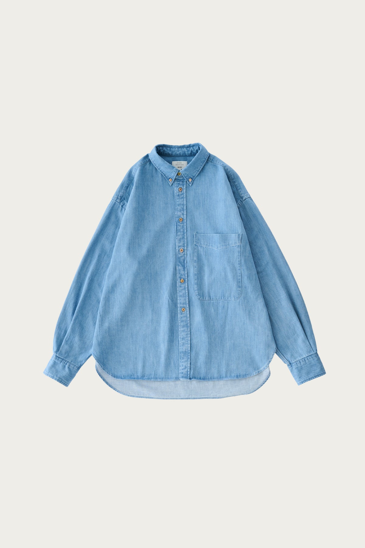 Beams Plus - Studio Nicholson x Beams+ Lisa Denim Shirt - Faded Wash - Canoe Club
