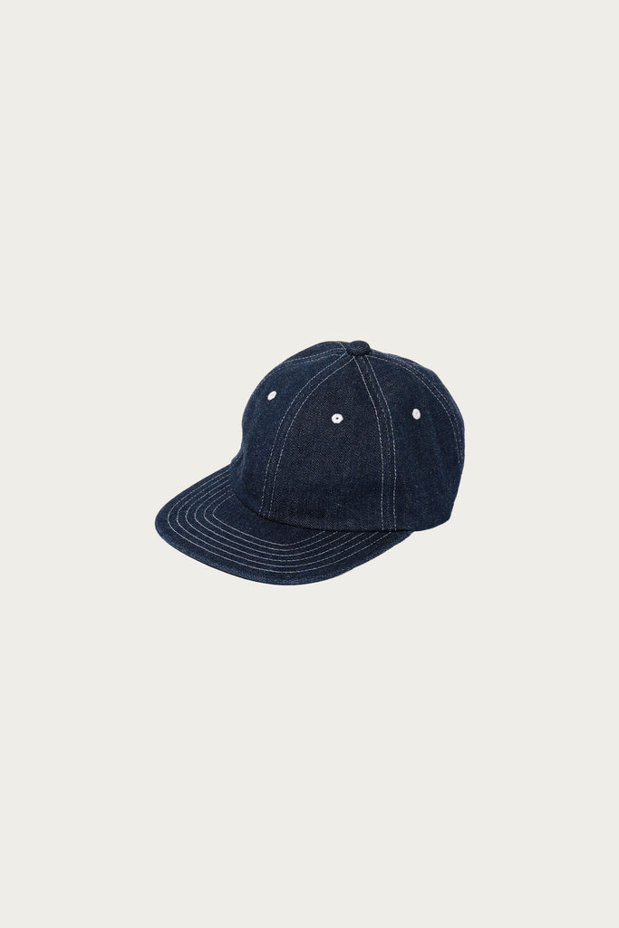 Beams Plus - Herringbone 6Panel Cap - Indigo - Canoe Club