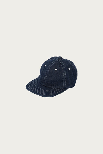 Beams+ Herringbone 6Panel Cap | Indigo | Canoe Club